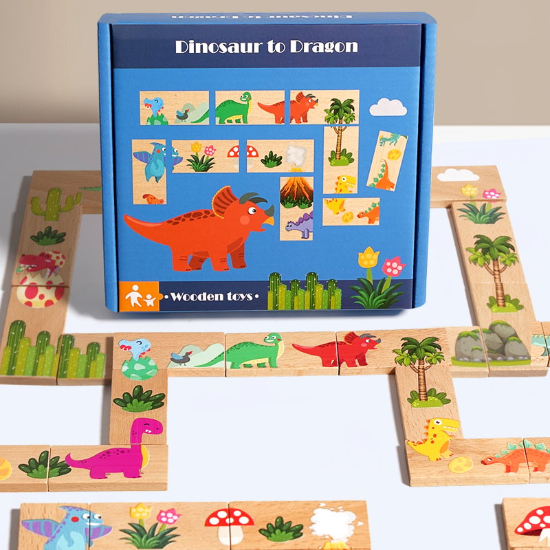 Kids Education Board - Kids Wooden Jigsaw Puzzles Cartoon Animal