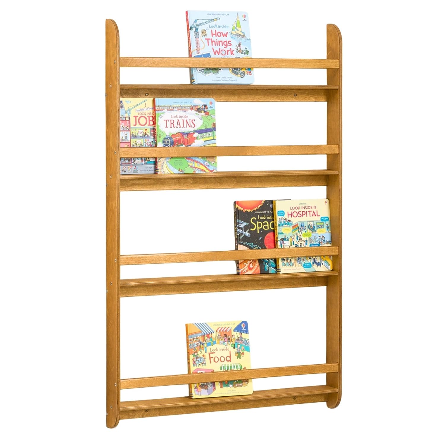 Montessori Shelf Toy - Montessori Wall Bookshelf Toddler Toy Storage