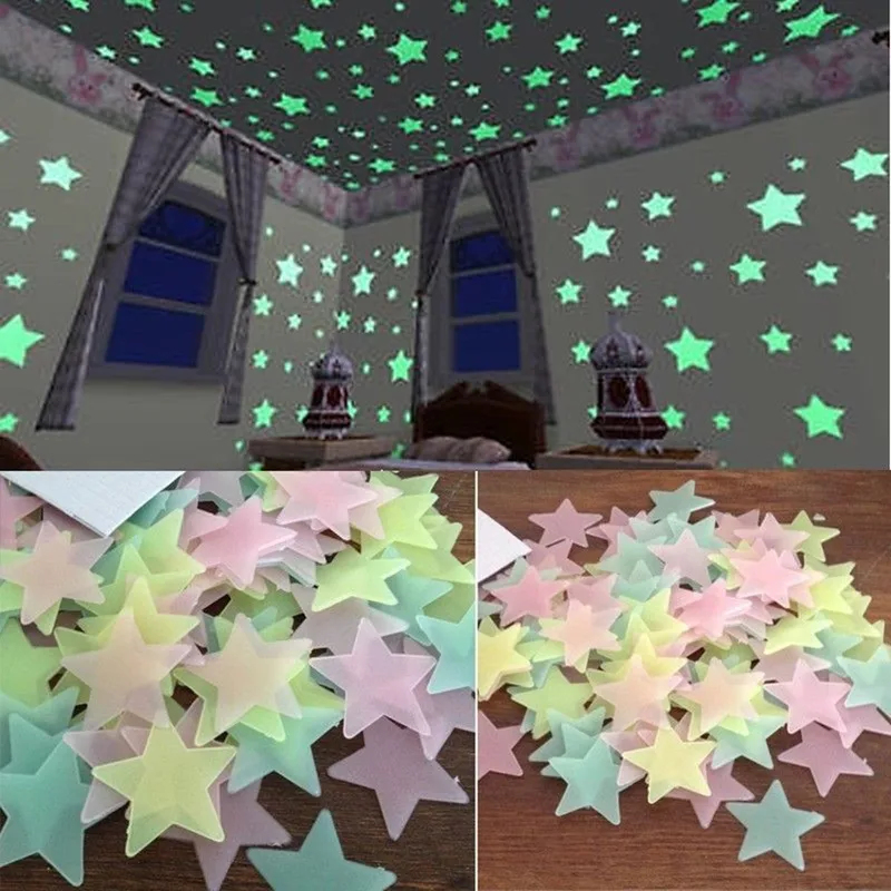 Kids Education Quotes - 100pcs Fluorescent Glow in the Dark