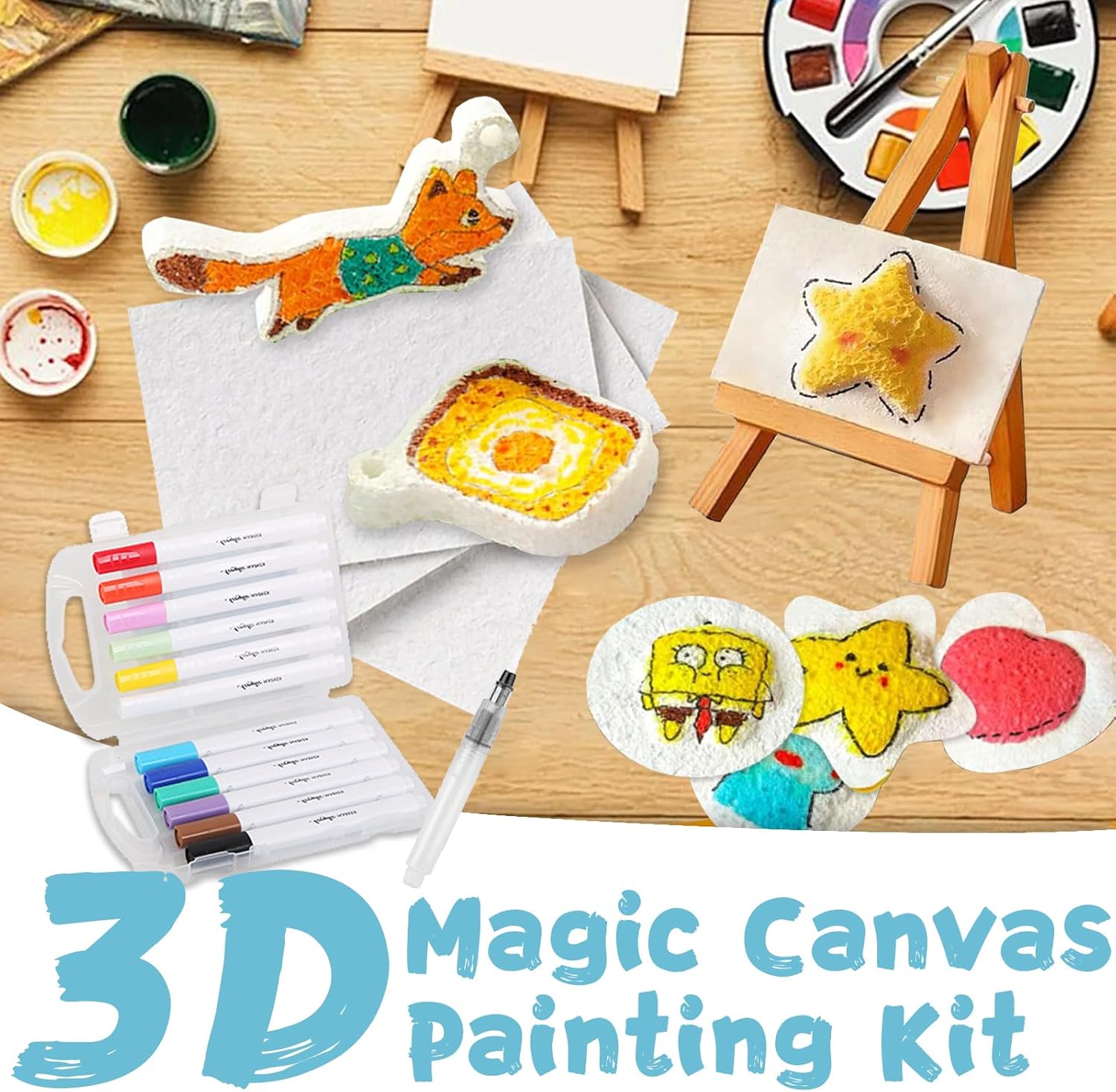 3D Puffy Foam Texture Painting - огляд і ціна Kids Education Board