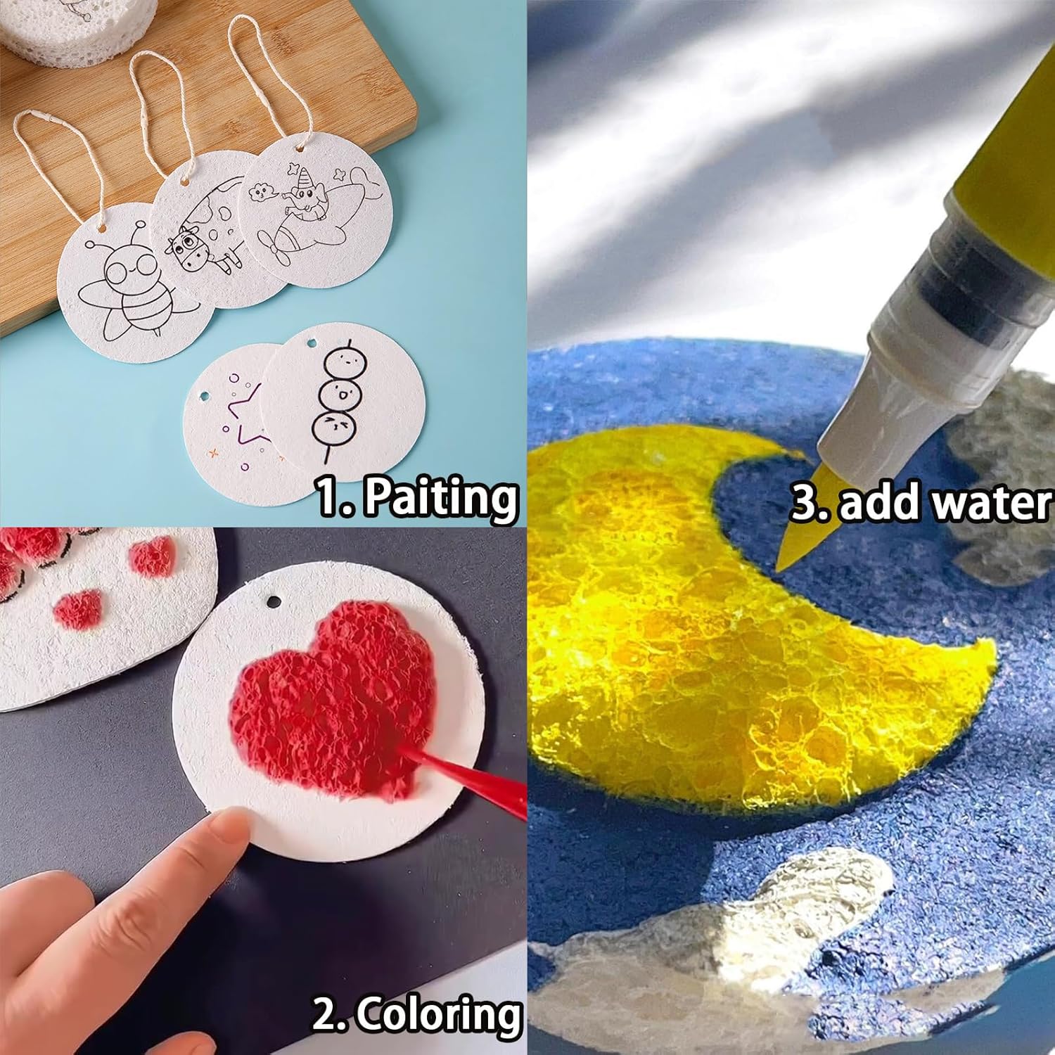 3D Puffy Foam Texture Painting - огляд і ціна Kids Education Board