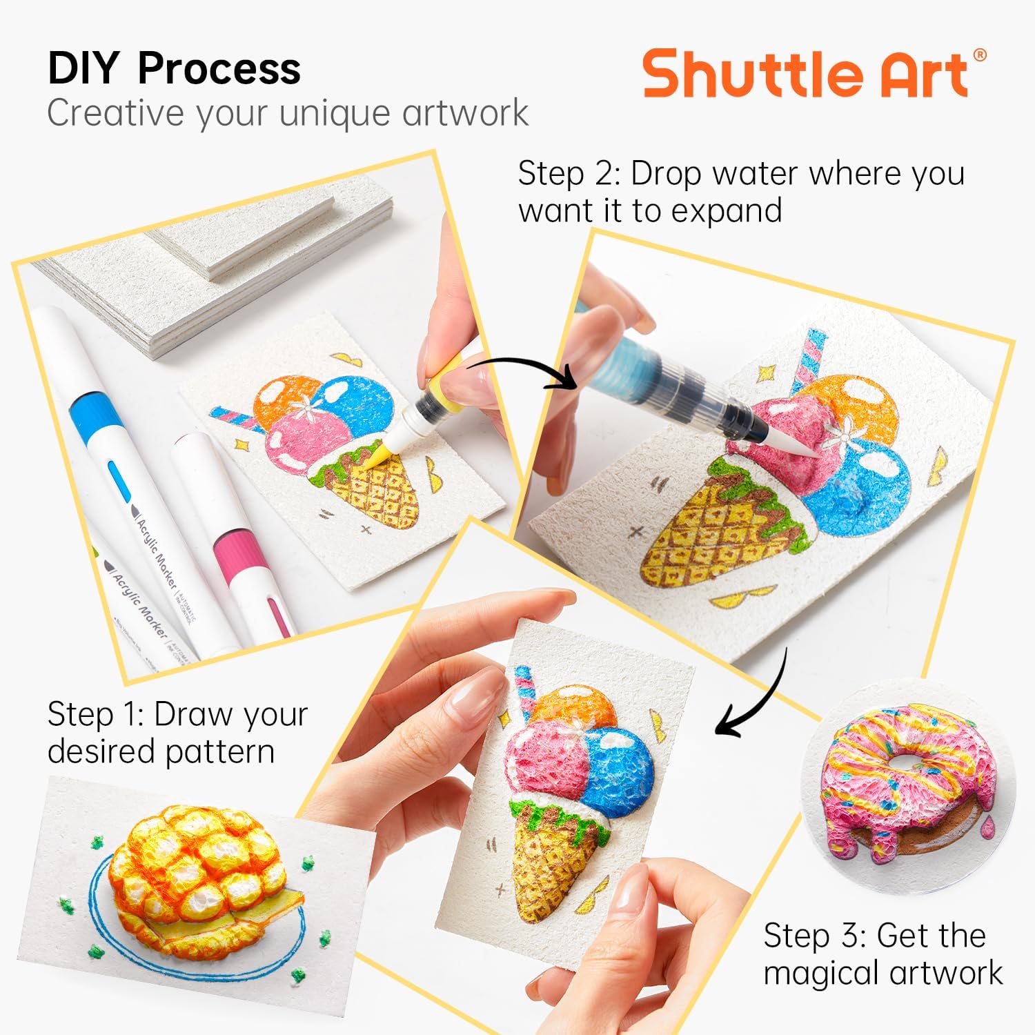 3D Puffy Foam Texture Painting - огляд і ціна Kids Education Board