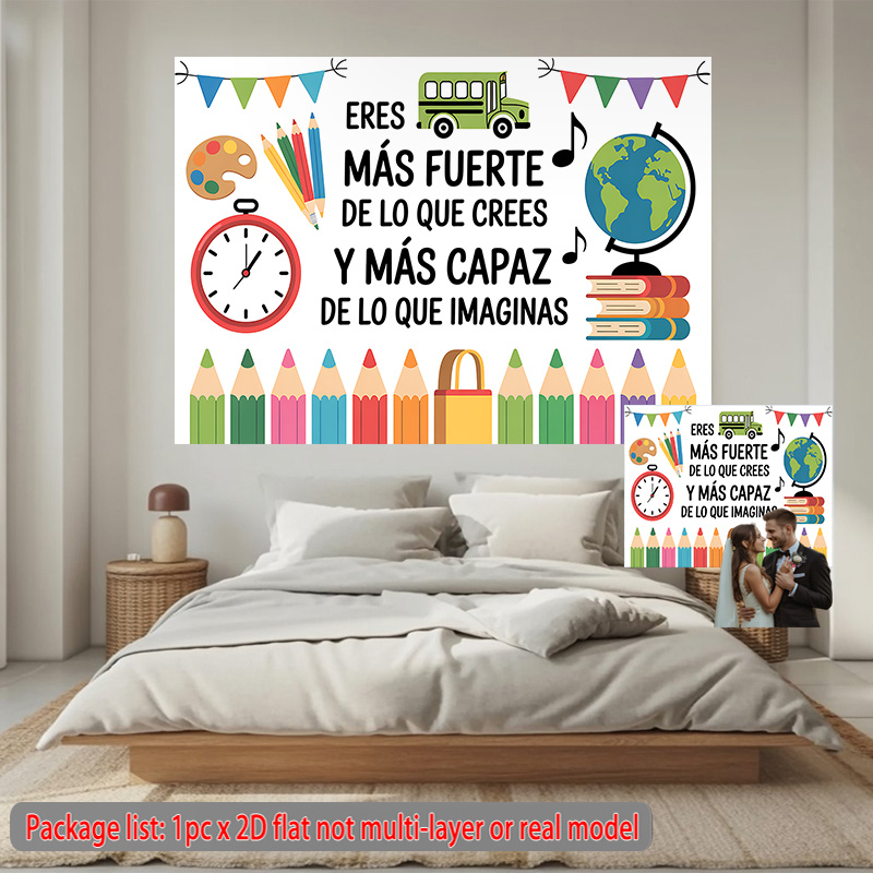 Inspirational Nursery Wall Tap - огляд і ціна Kids Education Banner
