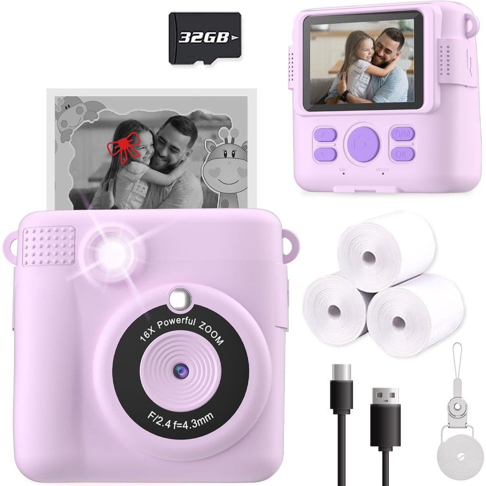 Instant Print Camera for Kids, - огляд і ціна Kids Educational Videos