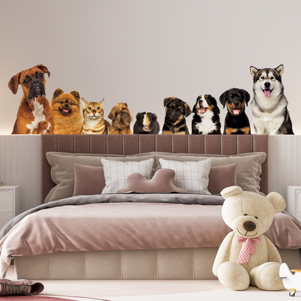 C30# 9 Cute Cats And Dogs Wall - огляд і ціна Kids Education Quotes