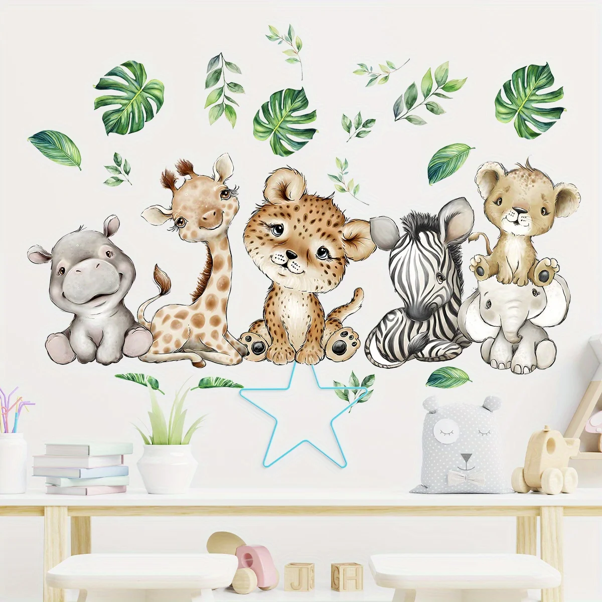 1PC Cartoon Cute Hippo Tiger E - огляд і ціна Kids Education Quotes