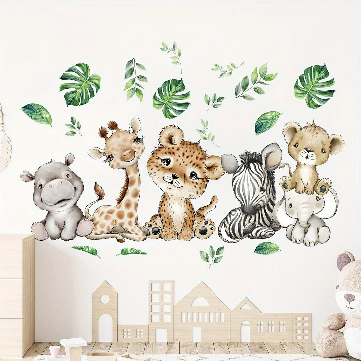 1PC Cartoon Cute Hippo Tiger E - огляд і ціна Kids Education Quotes