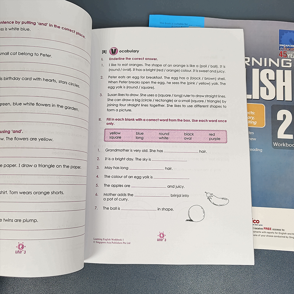 1 Book Sap Education 1- 6 Grad - огляд і ціна Kids Education In Singapore