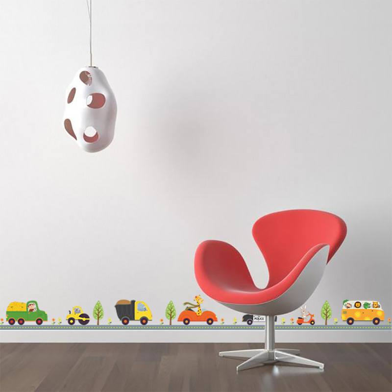Cartoon Animals Car Wall Stick - огляд і ціна Kids Education Quotes
