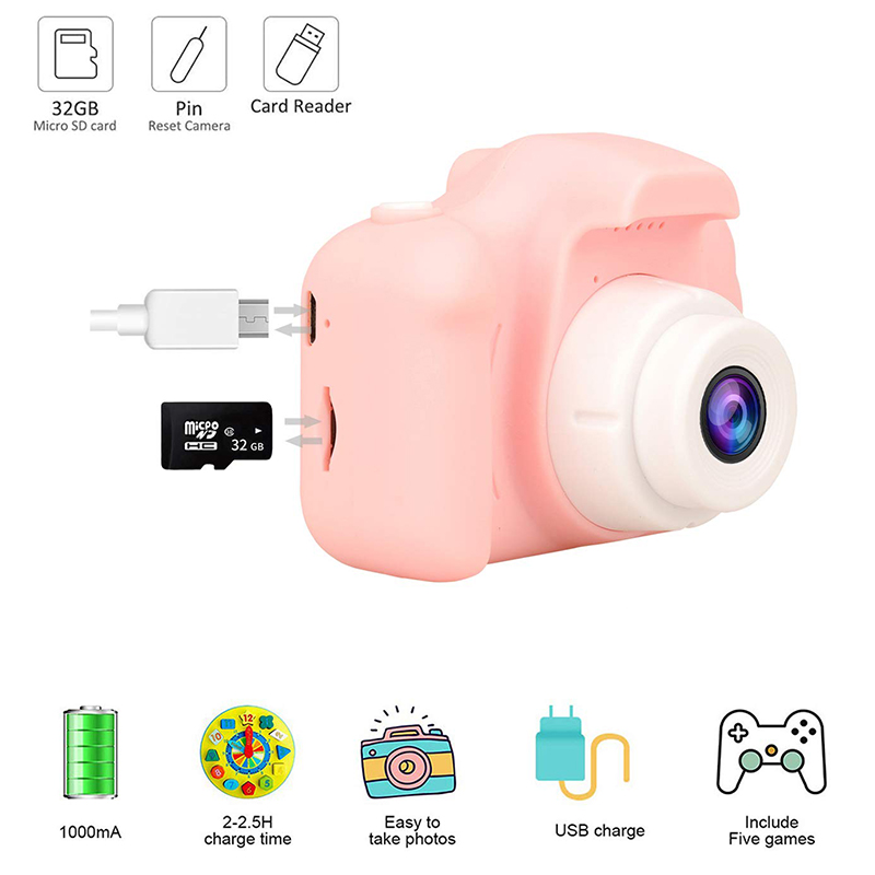 Kids Camera Toys Mini HD Digit - огляд і ціна Kids Educational Videos