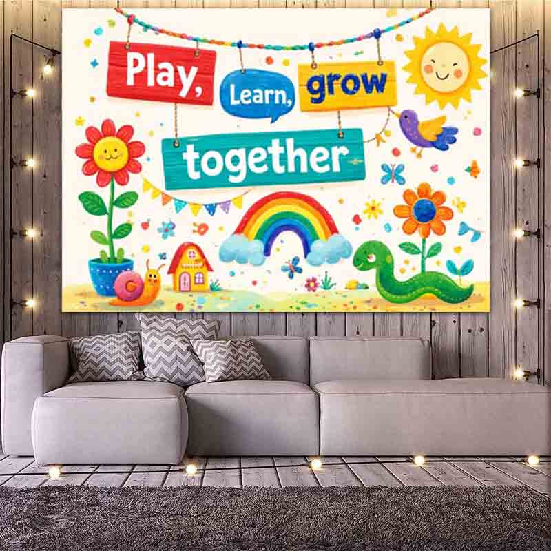 Play Learn Grow Together Photo - огляд і ціна Kids Education Banner