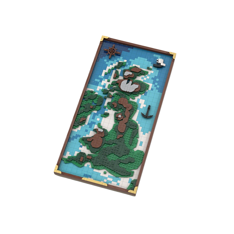 1509pcs MOC Topographic Map Th - огляд і ціна Kingdom Kids Education