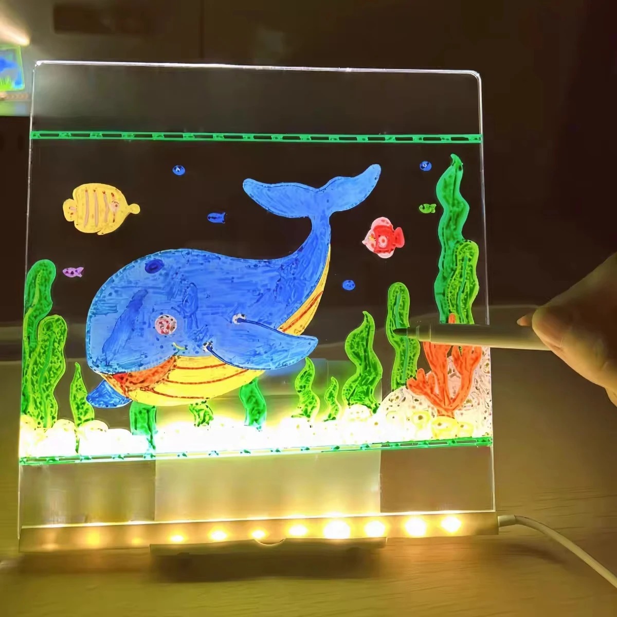Magic Glow Kids Drawing Board: - огляд і ціна Kids Education Board
