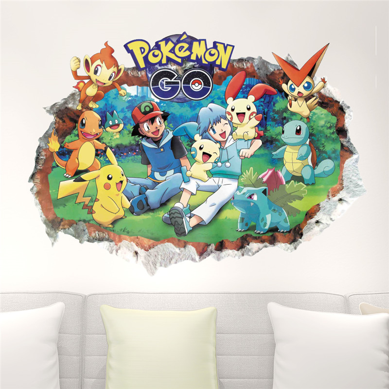 Cartoon Pokémon Pikachu Wall S - огляд і ціна Kids Education Quotes