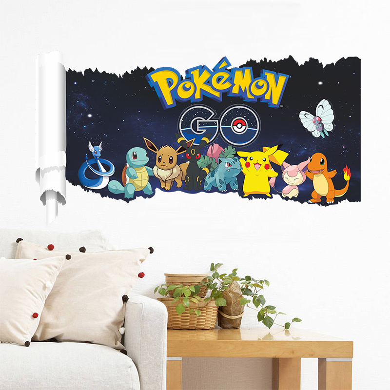 Cartoon Pokémon Pikachu Wall S - огляд і ціна Kids Education Quotes