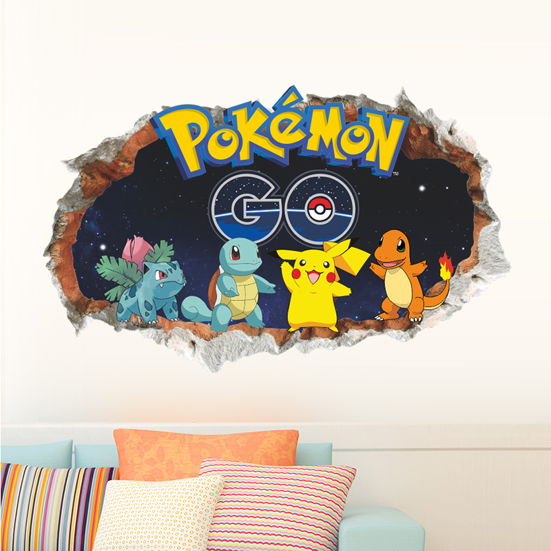 Cartoon Pokémon Pikachu Wall S - огляд і ціна Kids Education Quotes