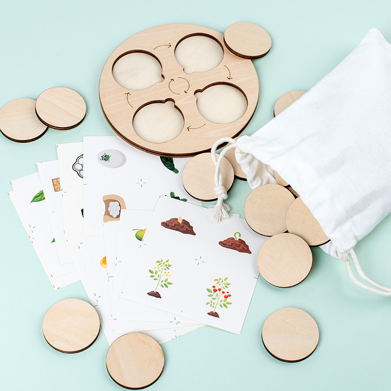 Life Cycle Board Montessori Ki - огляд і ціна Montessori Shelf Toy