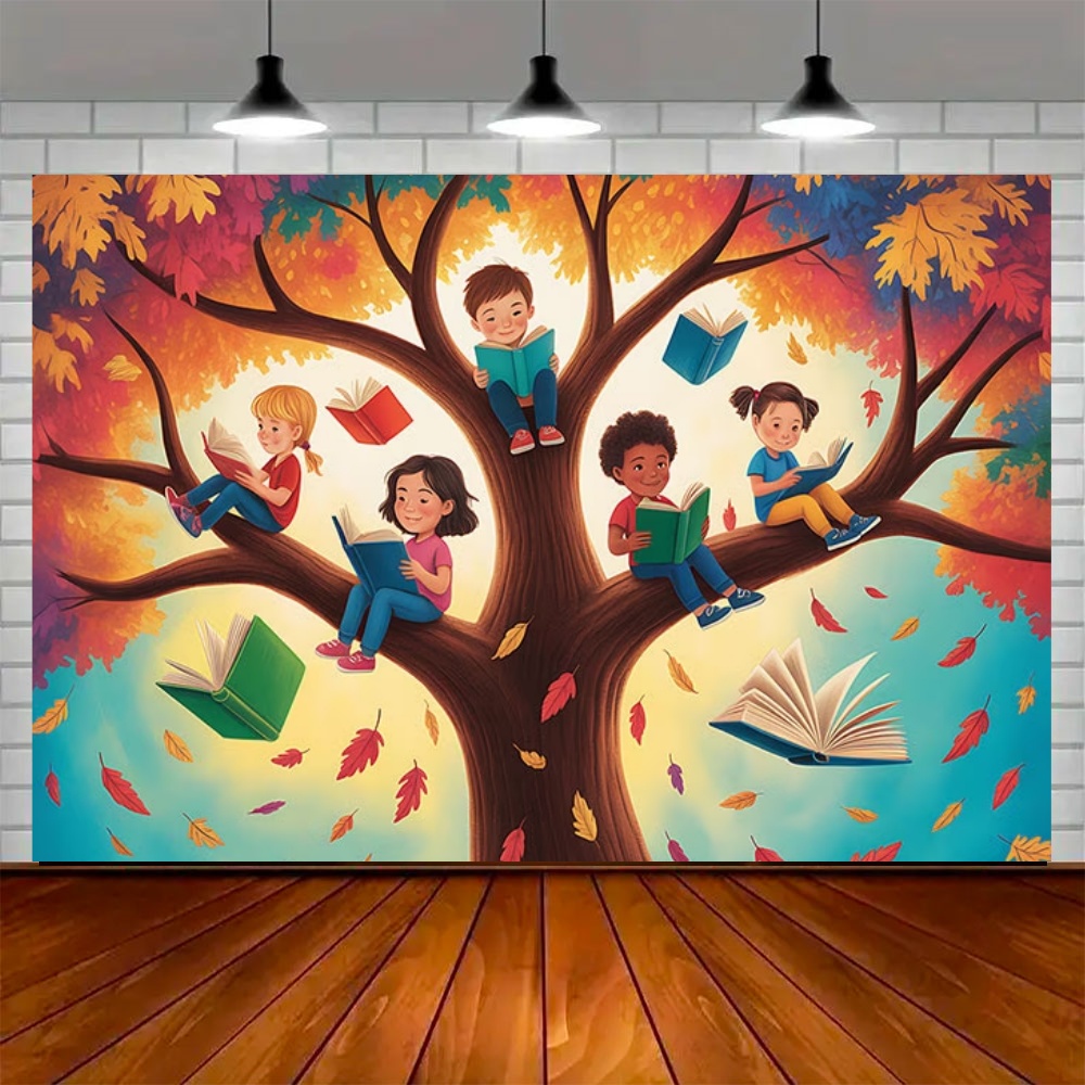 World Autumn Reading Day Party - огляд і ціна Kids Education Banner