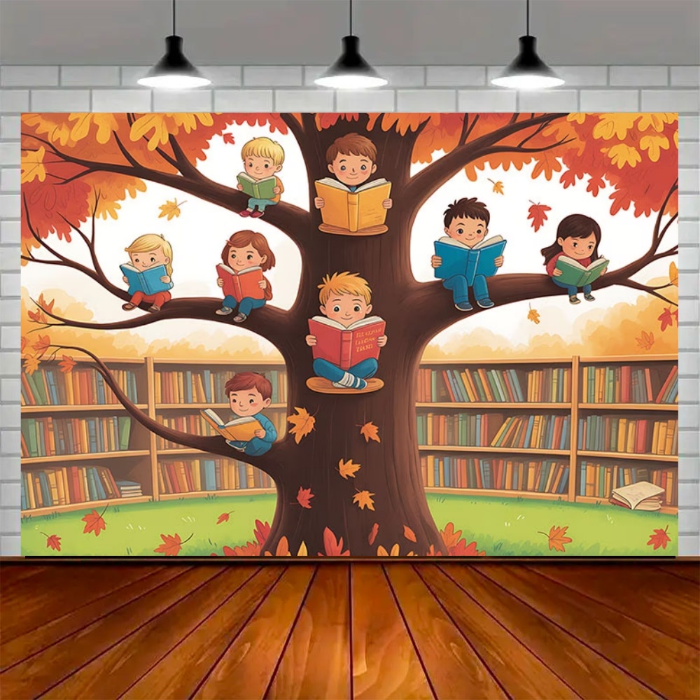 World Autumn Reading Day Party - огляд і ціна Kids Education Banner