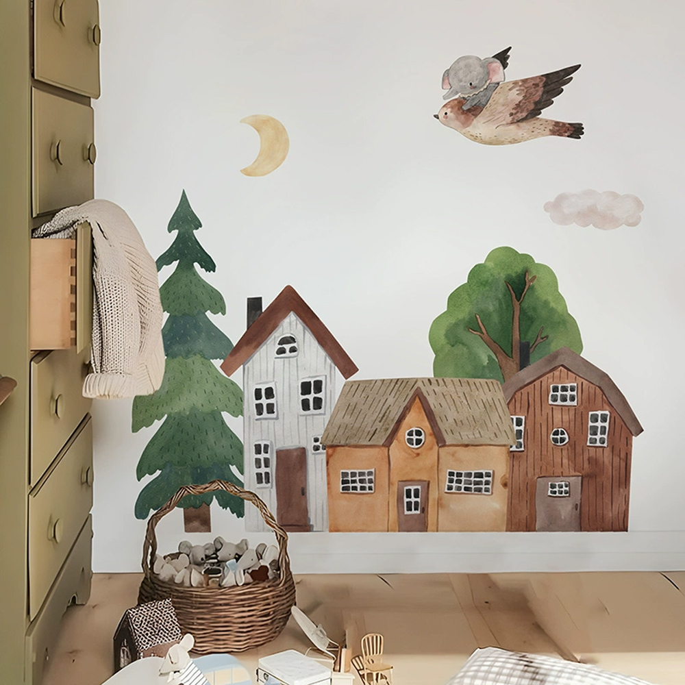 Fabric Cartoon Forest Vintage  - огляд і ціна Kids Education Quotes