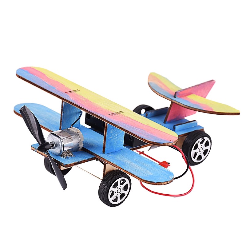 STEM Wooden Electric Biplane M - огляд і ціна Kingdom Kids Education