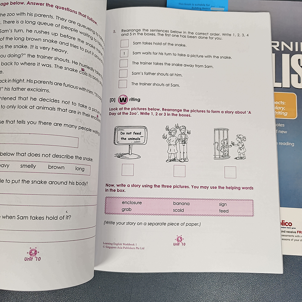 1 book Sap Education 1- 6 Grad - огляд і ціна Kids Education In Singapore